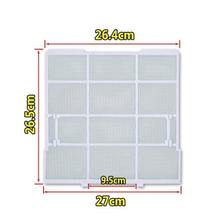 Filter Mesh For Midea Air Conditioner Replacement 1/1.5/2 HP Wall-Mounted Indoor Units, 29x27.5cm, 34.5x27.5cm, 32x27.5cm, 25.3x28cm, 30x29cm, 29.7x28cm, 37.7x29.4cm, 37.5x33cm, 28.2x26.5cm, 30.2x28cm, 35.9x43.7cm, 32.5x32cm, 30x32cm, 27x26.5cm, 28.5x2...