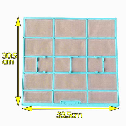 Filter Mesh For Midea Air Conditioner Replacement 1/1.5/2 HP Wall-Mounted Indoor Units, 29x27.5cm, 34.5x27.5cm, 32x27.5cm, 25.3x28cm, 30x29cm, 29.7x28cm, 37.7x29.4cm, 37.5x33cm, 28.2x26.5cm, 30.2x28cm, 35.9x43.7cm, 32.5x32cm, 30x32cm, 27x26.5cm, 28.5x2...