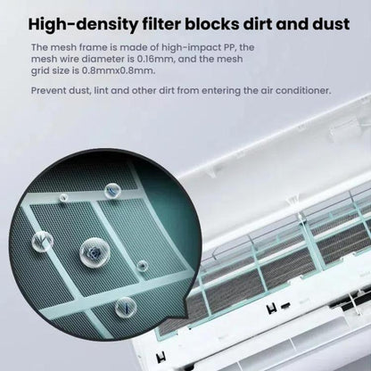Filter Mesh For Midea Air Conditioner Replacement 1/1.5/2 HP Wall-Mounted Indoor Units, 29x27.5cm, 34.5x27.5cm, 32x27.5cm, 25.3x28cm, 30x29cm, 29.7x28cm, 37.7x29.4cm, 37.5x33cm, 28.2x26.5cm, 30.2x28cm, 35.9x43.7cm, 32.5x32cm, 30x32cm, 27x26.5cm, 28.5x2...