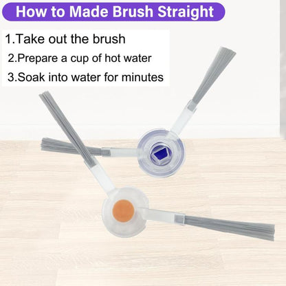 Sweeping Robot Accessories, For NARWAL Xiaoyao 001 / Light Dust Collection Edition 1pair Side Brushes, For NARWAL Xiaoyao 001 Max 1pair Side Brushes, For NARWAL Xiaoyao 001 / J4 / J4 Lite / J3 / J2 / J1 Gray Rag                                         ...