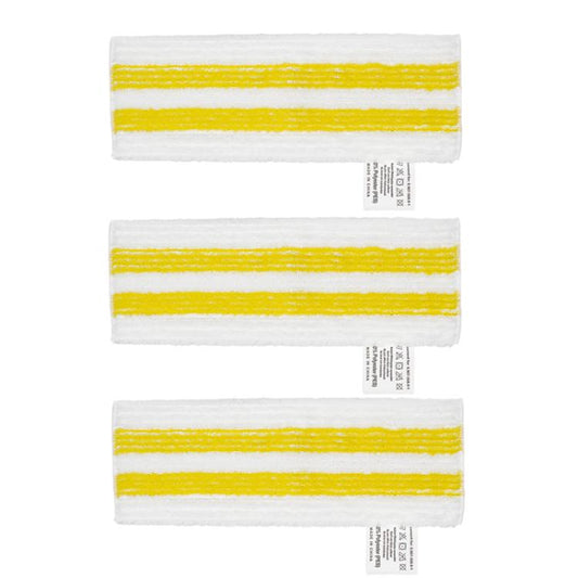 For Karcher Easyfix SC1 SC2 SC3 SC4 SC5 SV7 Steam Mop Replacement, 3pcs /Pack  Flat Mop Attachments, 3pcs /Pack Mop Pads