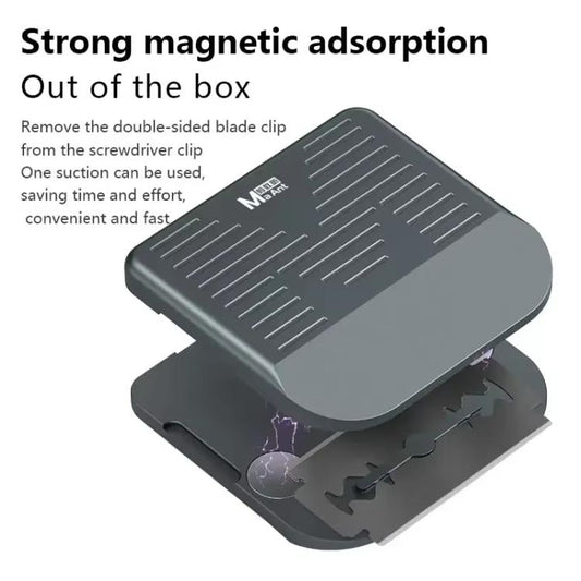 MaAnt MY-116 Support magnétique double face pour lames, Outil de réparation de téléphone portable pour retirer les écrans et décoller les résidus, MY-116