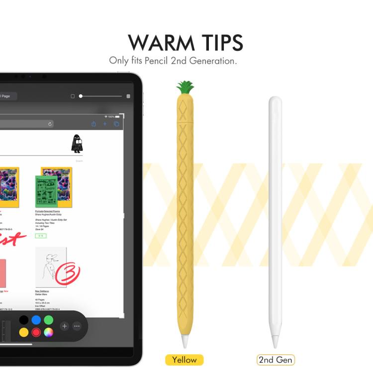 For Apple Pencil 2 AhaStyle PT106-2 Silicone Protective Pen Case