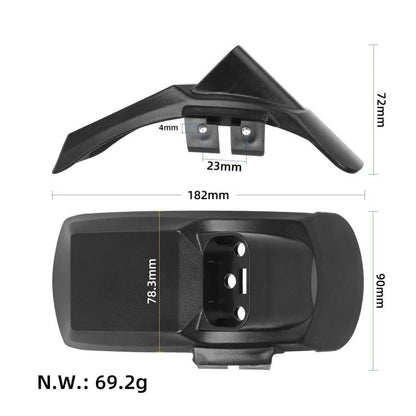 For Kukirin G2 Pro DB Electric Scooter, Rear Fenders with License Plate Bracket, Front Fenders