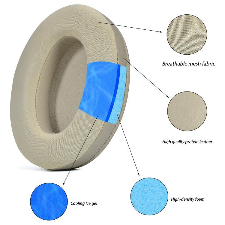 For Sony WH-1000XM3 Headphones 1pair Cooling Gel  Ear Pads Cooling & Breathable Cushions