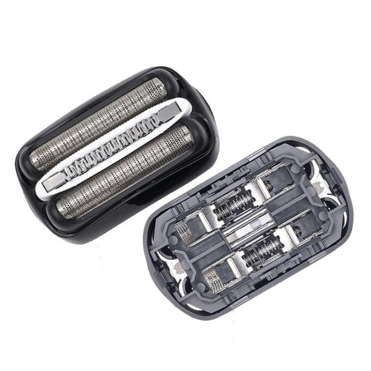 Pour tête de rasoir en acier inoxydable soudé de précision Braun Series 3, grille et couteau de rechange 32B
