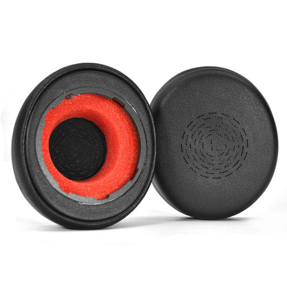 For Jabra Evolve2 55 Stereo Headset 1pair Protein Leather Ear Cushions Soft Replacement Ear Pads, For Jabra Evolve2 55