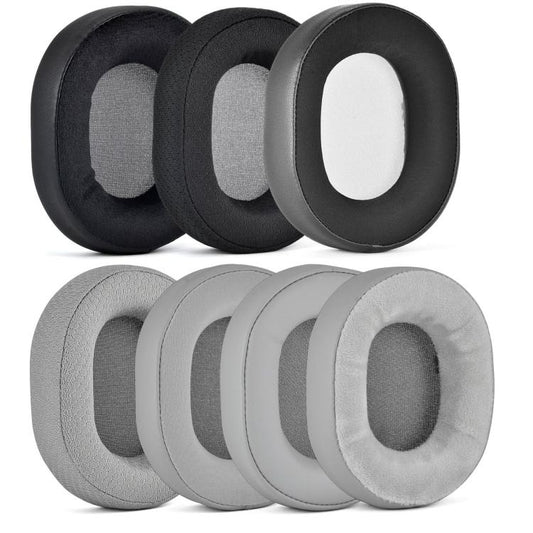 For Corsair HS55/HS55 Pro/HS65 Headset 1pair Replacement Ear Cushions Ear Pads, Ice Silk Black, Football Net Black, Leather + Velvet Black, Ice Silk Gray, Football Net Gray, Leather + Velvet Gray
