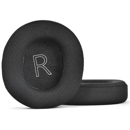 For Microsoft Xbox Series Gaming Headset 1pair Ear Cushion Covers Replacement Ear Pads, Football Net Black