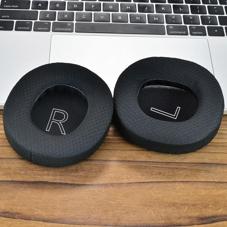 For Microsoft Xbox Series Gaming Headset 1pair Ear Cushion Covers Replacement Ear Pads, Football Net Black