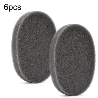 6pcs /Pack Ear Cushions For 3M WorkTunes Connect Series Headphones Noise Isolating Foam Pads, Mesh Cotton Pad, Hollow Type, Solid Type