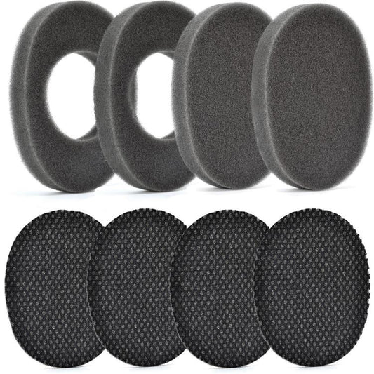 6pcs /Pack Ear Cushions For 3M WorkTunes Connect Series Headphones Noise Isolating Foam Pads, Mesh Cotton Pad, Hollow Type, Solid Type
