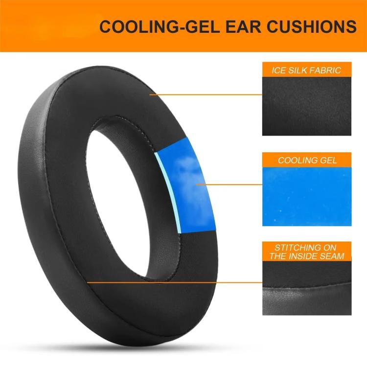 1pair Ice-Cool Replacement Ear Pads for Sennheiser HD599/HD598/Game Zero/PC38X and More, Ice-Cool