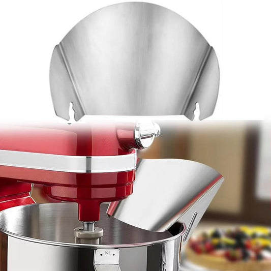 Pour accessoire de robot pâtissier KitchenAid, couvercle verseur en acier inoxydable, entonnoir d'alimentation, pare-éclaboussures en acier inoxydable