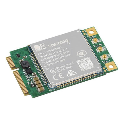 SIMCom SIM7600G-H-PCIE 4G LTE Cat-4 Module, Global Coverage, GNSS, Mini-PCIe Connector