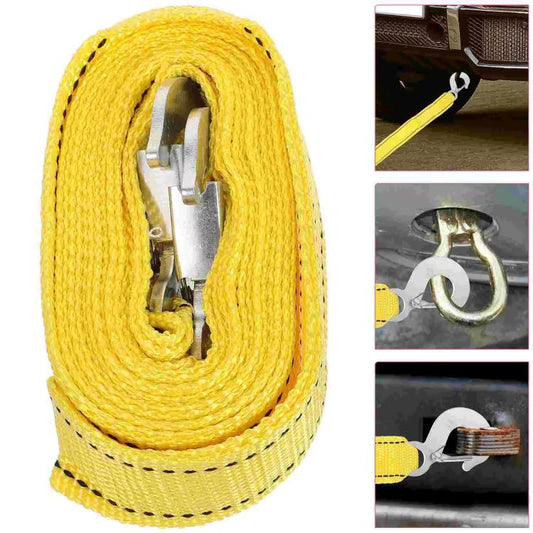 Cuerda de remolque de emergencia resistente de 4 m y 3 toneladas para automóviles, camiones y SUV