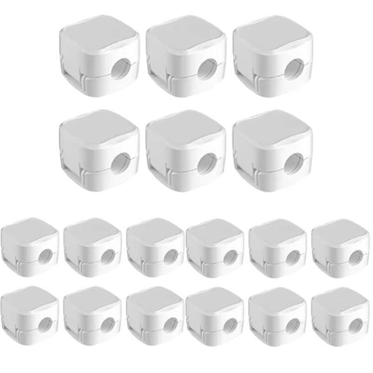 18 Stück/Packung Magnetische Kabelorganizer-Clips Selbstklebende Kabelhalter für das Schreibtischmanagement