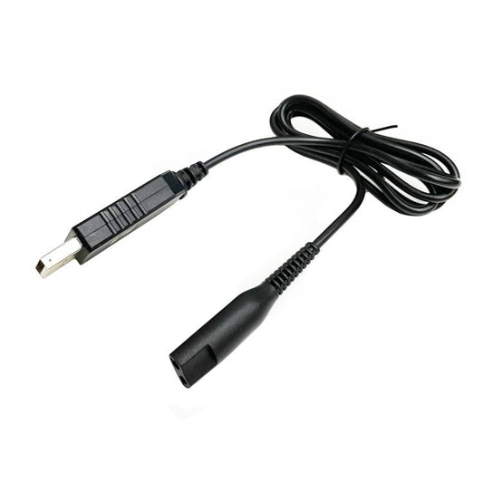 Câble de charge USB 12 V de remplacement pour rasoirs Braun séries 3/5/6/7/8/9