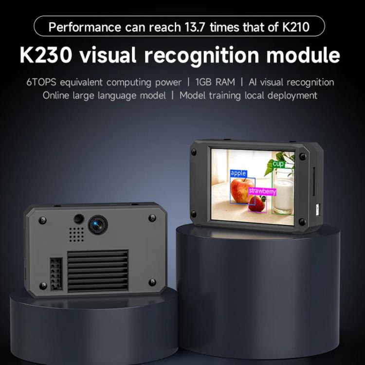 Yahboom K230 Vision Module With 2.4-Inch HD Touch Screen 32G TF Card, Separate K230, With Fixed Bracket, With Angle Adjustable Bracket, With Heightened Angle Adjustable Bracket, With 2DOF Electric PTZ