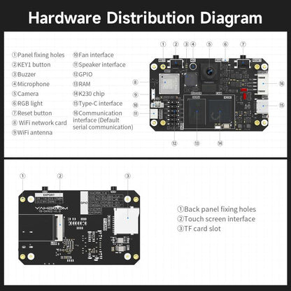 Yahboom K230 Vision Module Standard Edition CanMV Face Recognition Camera Sensor