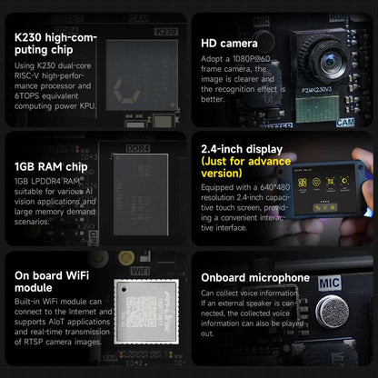 Yahboom K230 Vision Module Standard Edition CanMV Face Recognition Camera Sensor