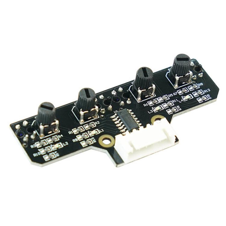Yahboom 4 Channel Infrared Tracking Sensor Module For Smart Car Robot, Module, Module+ 6Pin Cable, With 6Pin Cable+16mm Copper Column, With 6Pin Cable+23mm Copper Column, Module+DuPont Cable, With DuPont Cable+16mm Copper Column������������������������...