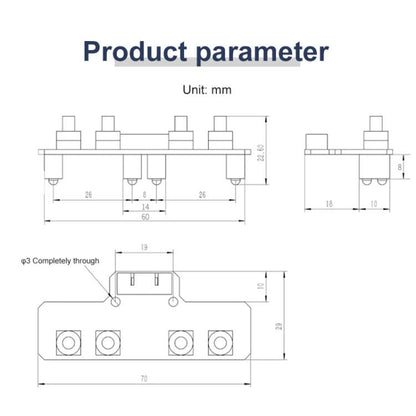 Yahboom 4 Channel Infrared Tracking Sensor Module For Smart Car Robot, Module, Module+ 6Pin Cable, With 6Pin Cable+16mm Copper Column, With 6Pin Cable+23mm Copper Column, Module+DuPont Cable, With DuPont Cable+16mm Copper Column                        ...