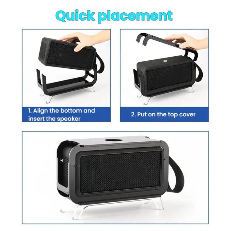 For Marshall Middleton Speaker Stand Acrylic Retro TV Cabinet Design Desktop Organizer Display Shelf