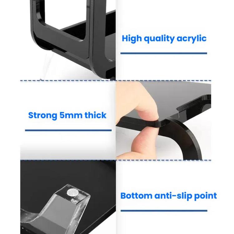 For Marshall Middleton Speaker Stand Acrylic Retro TV Cabinet Design Desktop Organizer Display Shelf