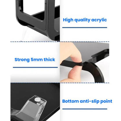 For Marshall Middleton Speaker Stand Acrylic Retro TV Cabinet Design Desktop Organizer Display Shelf