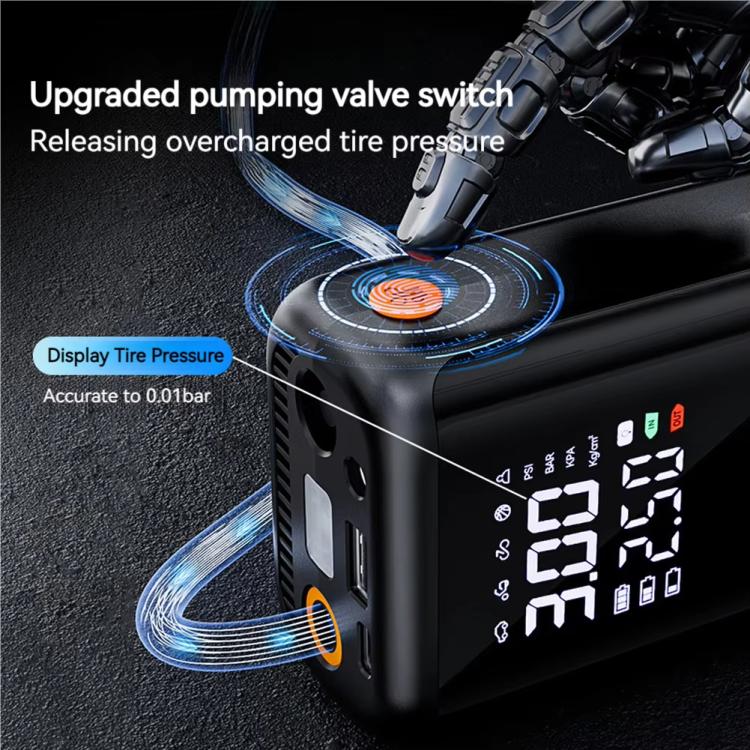 Portable Wireless Digital Display Car Automatic Air Pump, SUITU ST-9648B, SUITU ST-9648C With Cigarette Lighter
