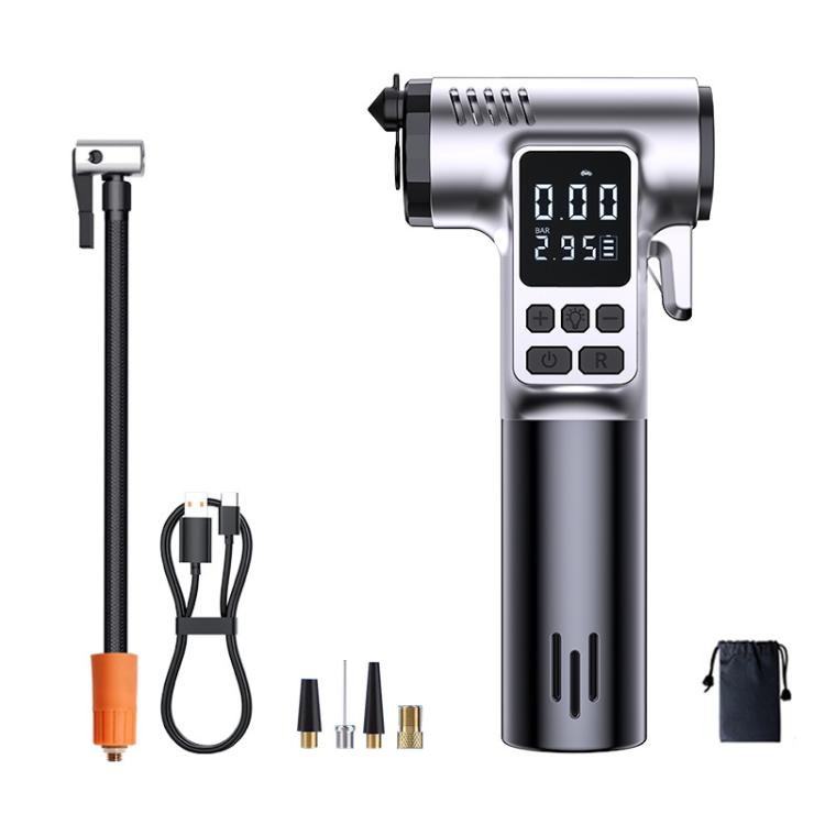 Car Air Pump With Window Breaker Cutting Tool Electric Portable Air Pump, ST-5529