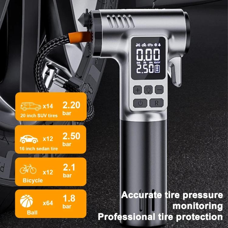 Car Air Pump With Window Breaker Cutting Tool Electric Portable Air Pump, ST-5529