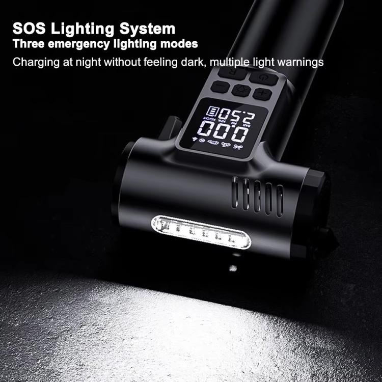 Car Air Pump With Window Breaker Cutting Tool Electric Portable Air Pump, ST-5529