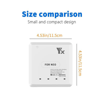 For DJI Neo Drone YX 4-port Battery Charger Charging Hub, US Plug, EU Plug, UK Plug, AU Plug
