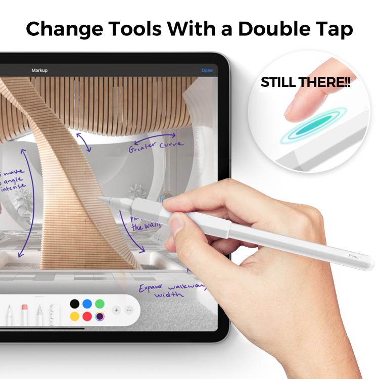 For Apple Pencil 3 / 2 / 1 AhaStyle PT185 3pcs /Set Silicone Pen Grip