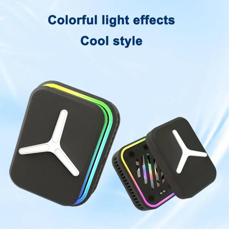 Refroidisseur magnétique sans fil SR03 pour téléphone avec lumière LED et refroidissement par semi-conducteurs overclockés, SR03 (Noir), SR03 (Blanc)
