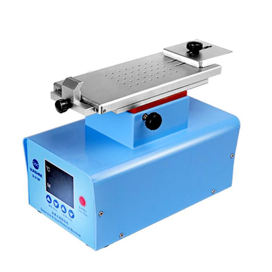 Séparateur d'écran de téléphone portable rotatif à 360 degrés pour écran incurvé, table chauffante pour retrait d'écran, prise UE, S-918F
