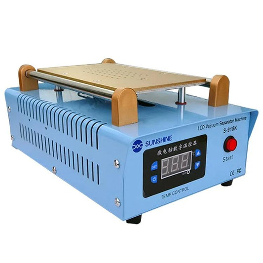 Séparateur d'écran LCD S-918K de 8,5 pouces pour réparation d'écran de banc de travail, réparation de chauffage, séparation thermique, prise UE