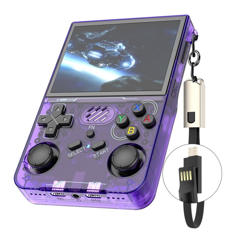 R36XX Dual-Band WiFi Handheld Game Console 3.5-Inch IPS HD Mipi Screen Open-Source Linux OS, 64G, 128G