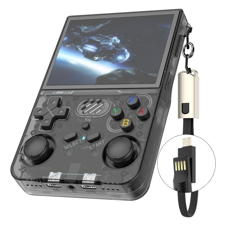 R36XX Dual-Band WiFi Handheld Game Console 3.5-Inch IPS HD Mipi Screen Open-Source Linux OS, 64G, 128G