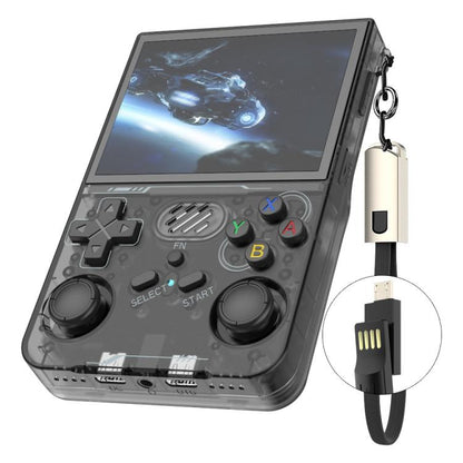 R36XX Dual-Band WiFi Handheld Game Console 3.5-Inch IPS HD Mipi Screen Open-Source Linux OS, 64G, 128G