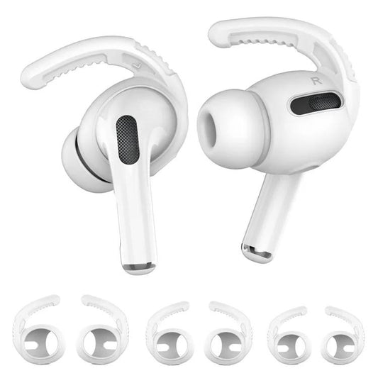 For AirPods Pro AhaStyle PT100 3pairs S+M+L Silicone Anti-Loss Anti-Slip Ear Hook Earplug Cap