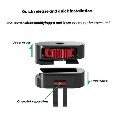 Action Camera 1/4 Metal Adapter Quick Release Mount