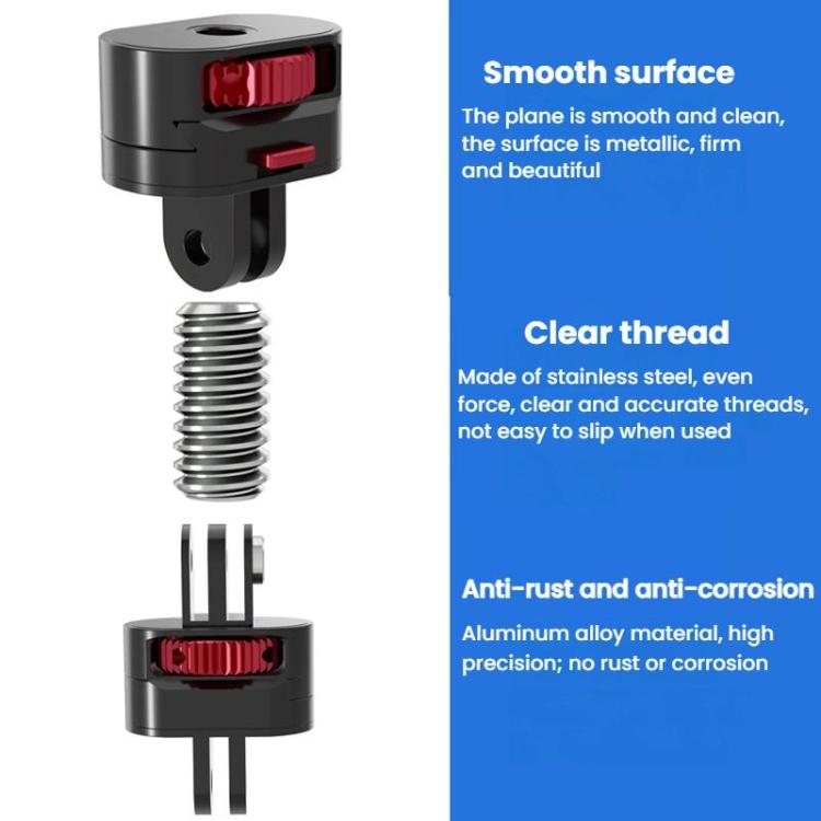 Action Camera 1/4 Metal Adapter Quick Release Mount