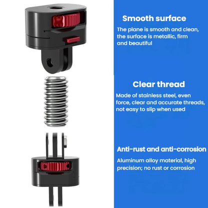 Action Camera 1/4 Metal Adapter Quick Release Mount