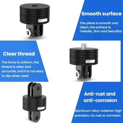 Action Camera Quick Release Adapter Tripod Accessories, TFSM100 1/4 Male To Female, TFSM101 1/4 Female To Female, TFSM102 1/4 Male To 2-page Card Slot, TFSM103 1/4 Female To 2-page Card Slot, TFSM104 1/4 Male To 3-page Card Slot                        ...