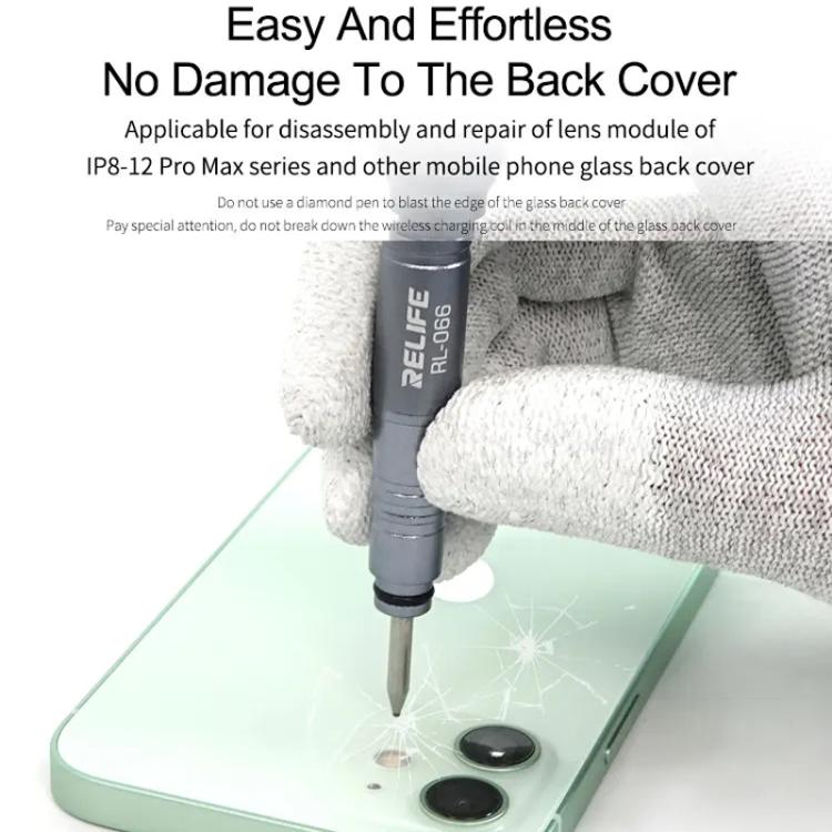 Mobile Phone Glass Back Cover Explosion Pen Screen Removal Frame Breaker, RL-066