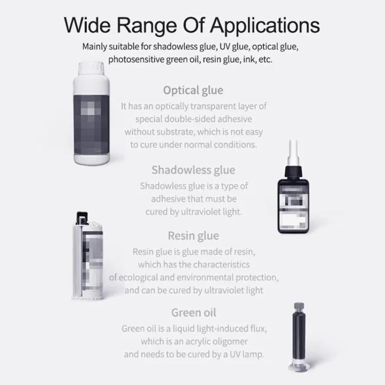 Mobile Phone Repair UV Glue Ultraviolet Curing Lamp Fluorescent Detection Green Oil Curing Light, RELIFE RL-014A