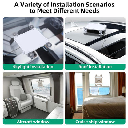For Starlink Mini Car Sunroof Front Window Rear Window Glass Suction Cup Bracket, 2023BS